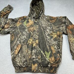 Vintage Remington Jacket Men's Medium Mossy Oak Break Up Camo Scent Control Hunt